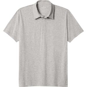 Tommy John Second Skin Comfort Polo 2XL Gray Pima Cotton Modal Stretch